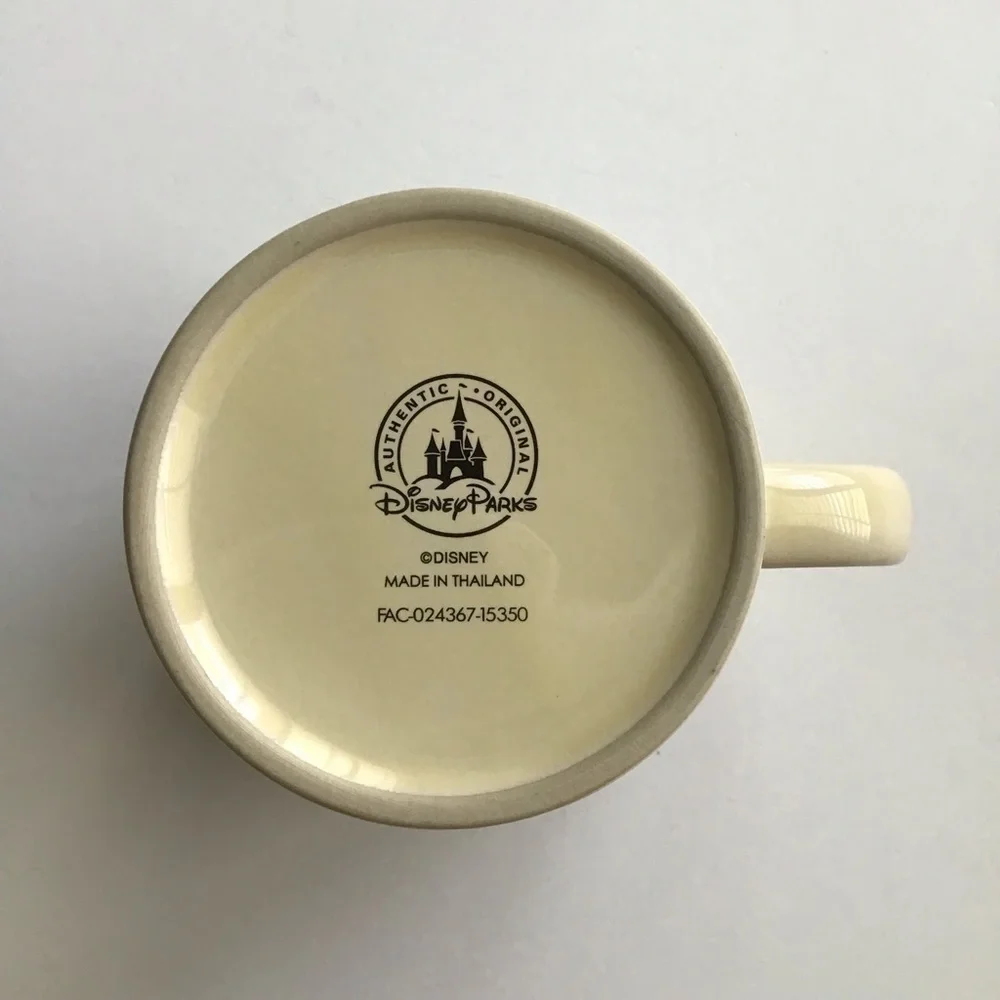 Vintage Disney Parks Luggage Tags Travel Theme Coffee Mug Ceramic Tea Cup MINT